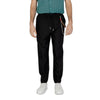 Gianni Lupo Black Polyester Pant