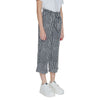 Only Black Viscose Cropped Pant