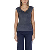Street One Blue Viscose Tank Top