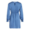 Vila Clothes Blue Recycled Polyester Short