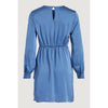 Vila Clothes Blue Recycled Polyester Short
