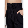 Vila Clothes Black Viscose Pant