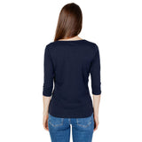 Street One Blue Cotton Long Sleeve T-Shirt