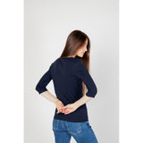 Street One Blue Cotton Long Sleeve T-Shirt