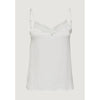 Jacqueline De Yong White Polyester Tank Top