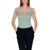 Vero Moda Green Viscose Tank Top