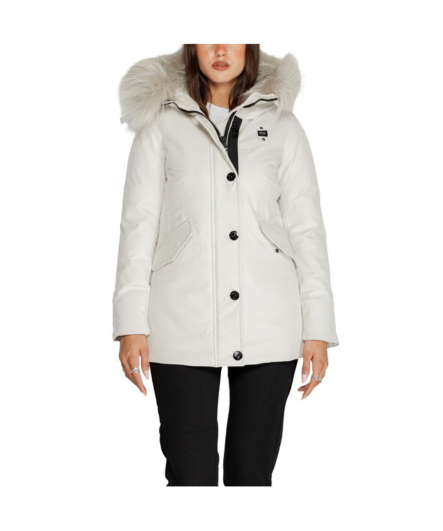 Blauer White Polyester Parka