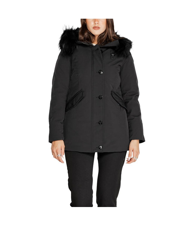 Blauer Black Polyester Parka
