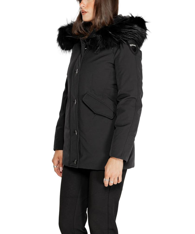 Blauer Black Polyester Parka
