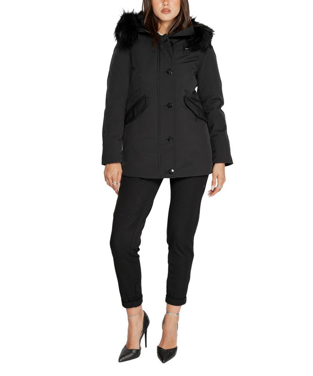 Blauer Black Polyester Parka