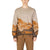 Gianni Lupo Brown Marabou Sweater