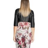 Rinascimento Black Polyethylene Cardigan