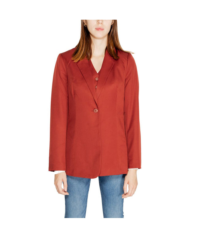Vero Moda Red Polyester Blazer