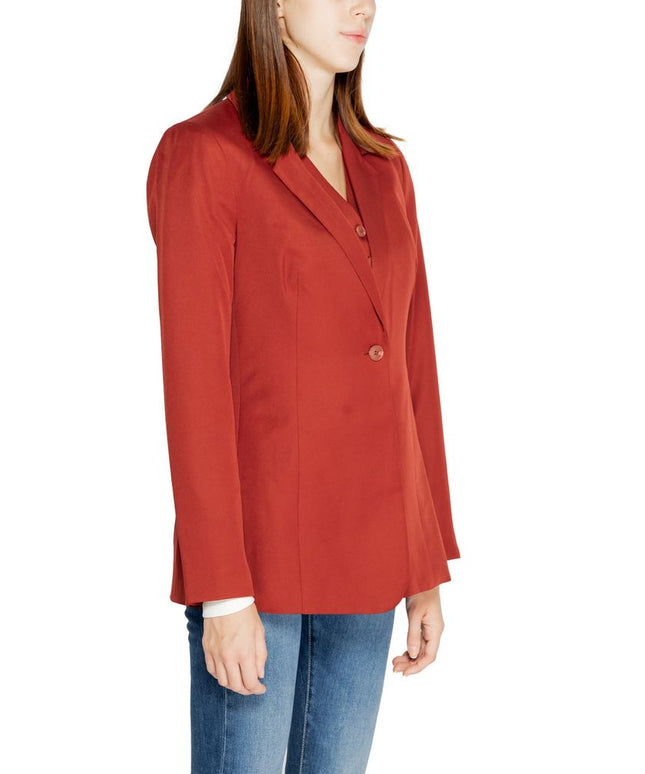 Vero Moda Red Polyester Blazer