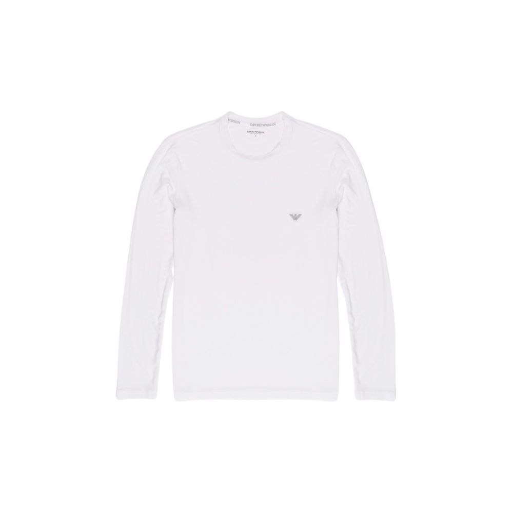 Emporio Armani Underwear White Modal Long Sleeve T-Shirt