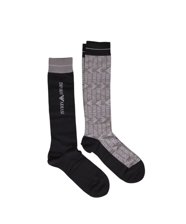 Emporio Armani Underwear Black Cotton Sock