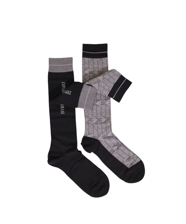 Emporio Armani Underwear Black Cotton Sock