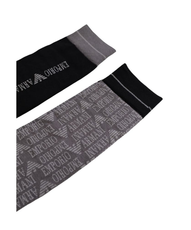 Emporio Armani Underwear Black Cotton Sock