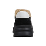 ASH Black And White Leather Platform Sneakers