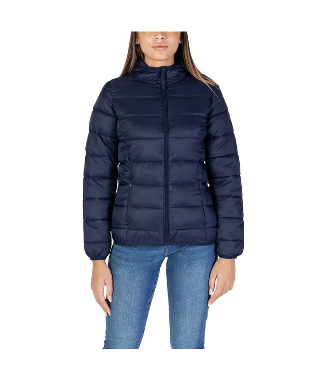 B.Young Blue Nylon Jackets & Coat