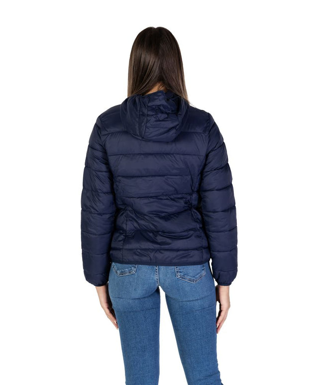B.Young Blue Nylon Jackets & Coat