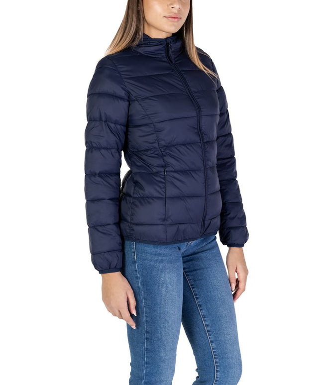 B.Young Blue Nylon Jackets & Coat