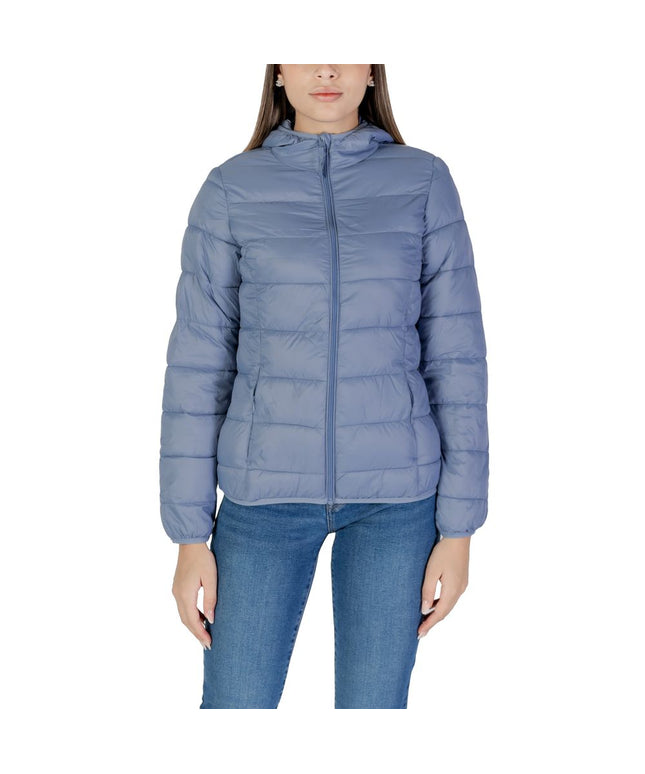 B.Young Blue Nylon Jackets & Coat