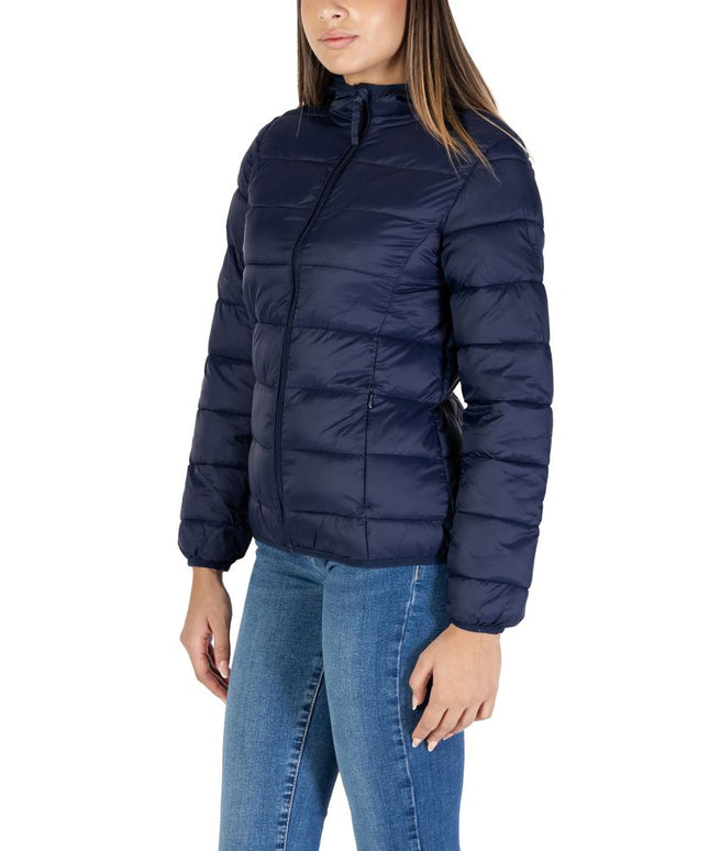 B.Young Blue Nylon Jackets & Coat