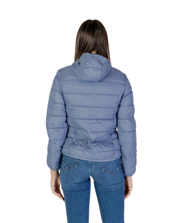 B.Young Blue Nylon Jackets & Coat