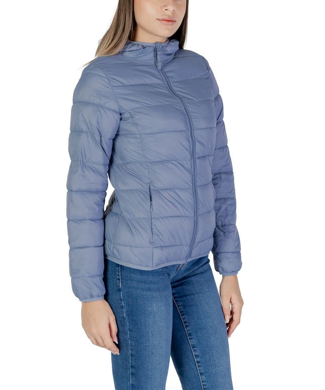B.Young Blue Nylon Jackets & Coat
