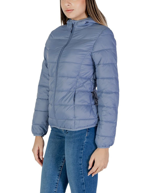B.Young Blue Nylon Jackets & Coat