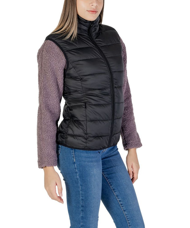 B.Young Black Nylon Sleveless Jacket