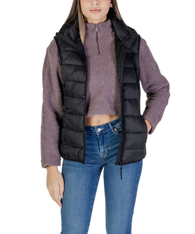 B.Young Black Nylon Sleveless Jacket