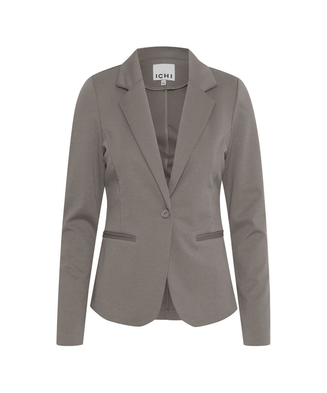 ICHI Beige Polyester Blazer