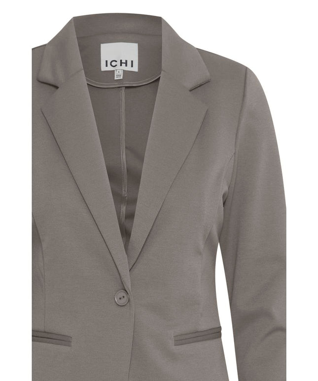 ICHI Beige Polyester Blazer