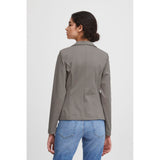 ICHI Beige Polyester Blazer