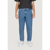 Jack Jones Blue Cotton Relaxed Fit Jean