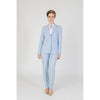 Sandro Ferrone Blue Polyester Pant