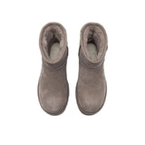 UGG Gray Suede Leather Ankle
