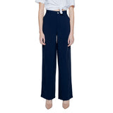 Street One Blue Viscose Pant