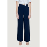 Street One Blue Viscose Pant