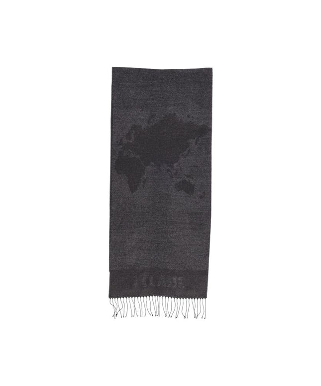 Alviero Martini Prima Classe Gray Viscose Scarf