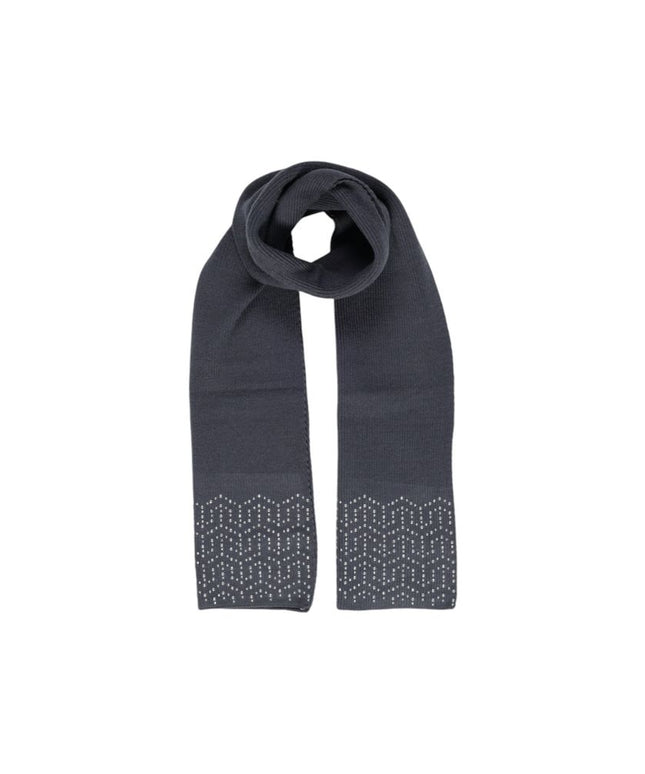 Pieces Gray Polyester Scarf