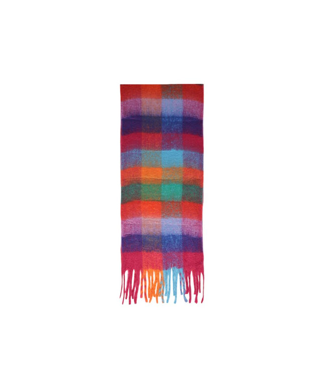 Pieces Orange Recycled Polyester Scarf