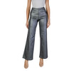 Jacqueline De Yong Silver Viscose Pant