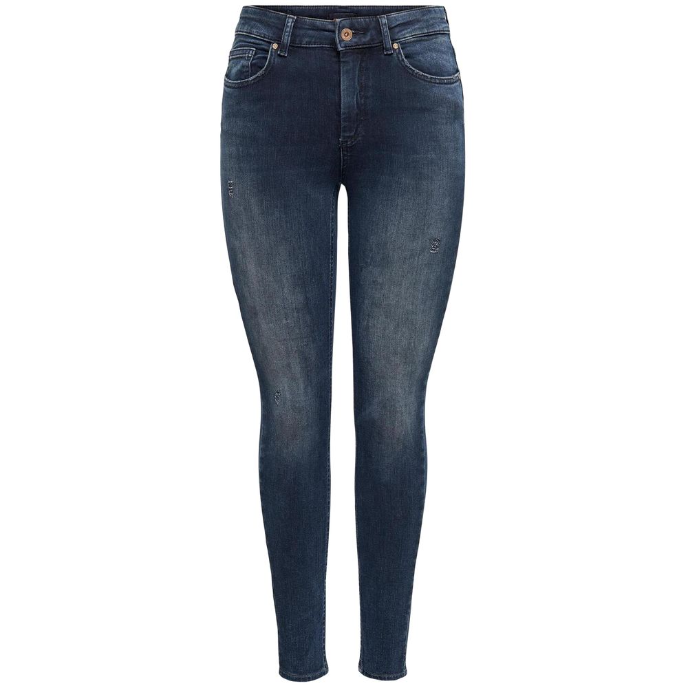 Only Only Blue Cotton Skinny Jean (Waist Size: L/30, nan: nan, nan: nan)