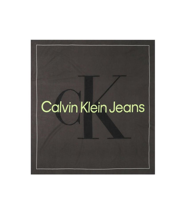 Calvin Klein Jeans Black Organic Cotton Scarf