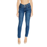 Street One Blue Cotton Mom Jeans