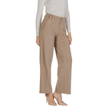 Street One Beige Viscose Casual Pants