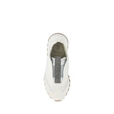 Brunello Cucinelli White Rubber Low Top Sneakers